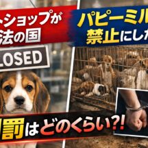 ペットショップが違法・パピーミルを禁止した国一覧｜罰則・法律・世界の動物福祉の最前線
