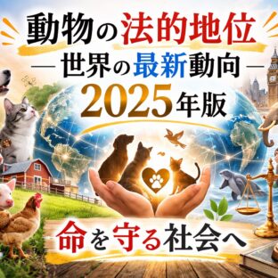 動物の法的地位とは？世界の最新動向まとめ【2026年版】日本との違いも解説