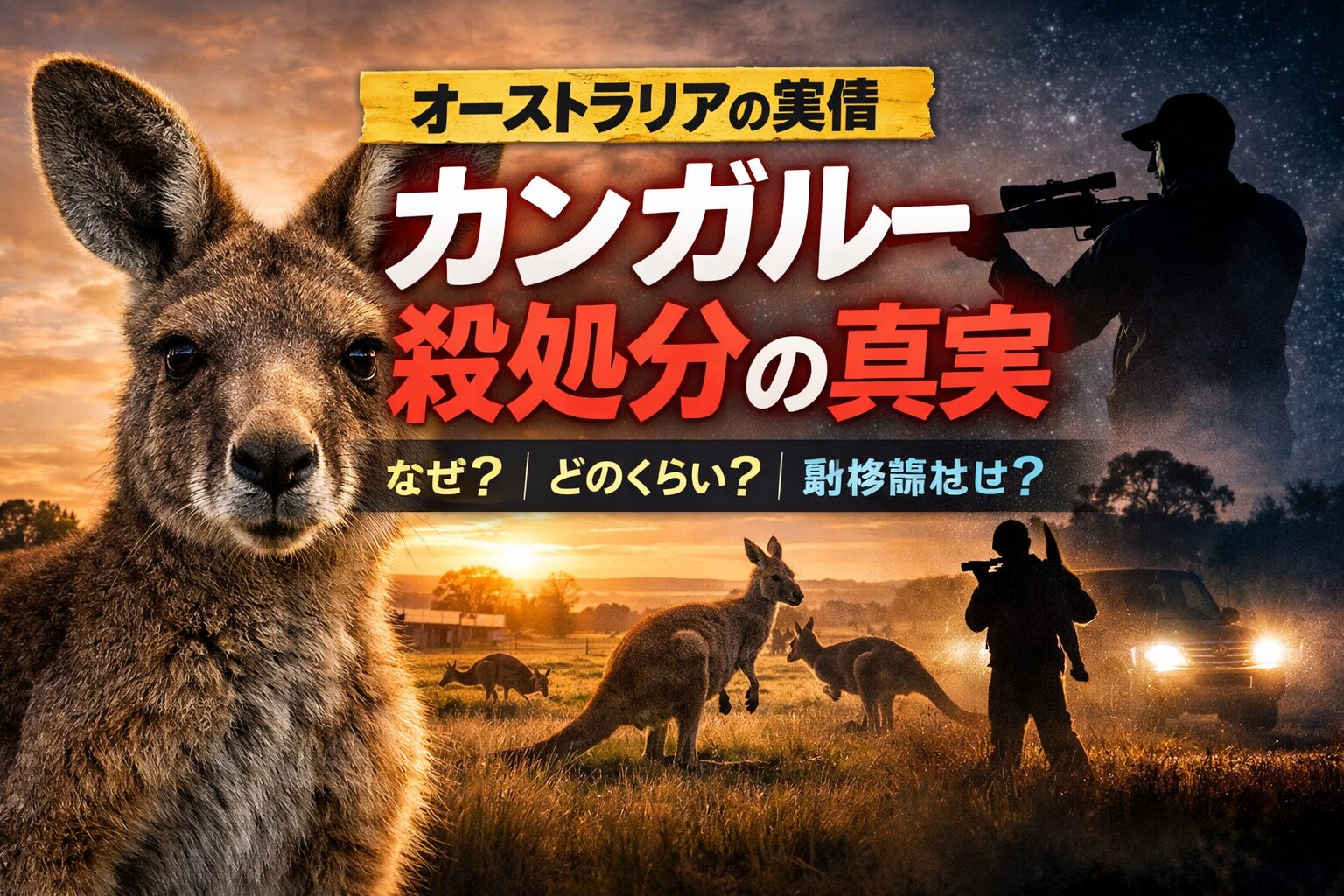 オーストラリアのカンガルー殺処分問題