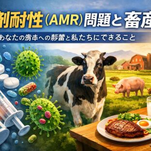 薬剤耐性（AMR）問題とは？畜産業との関係と私たちの食卓への影響をわかりやすく解説