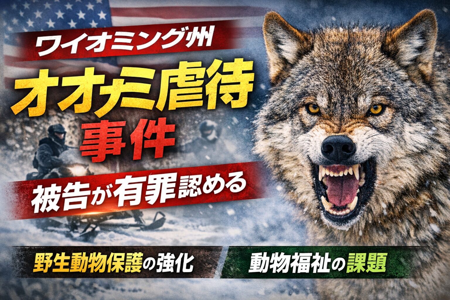 オオカミ虐待事件の衝撃
