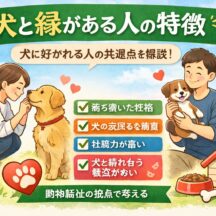 犬と縁がある人の特徴15選｜動物福祉の視点から見る「犬に好かれる人」の本質