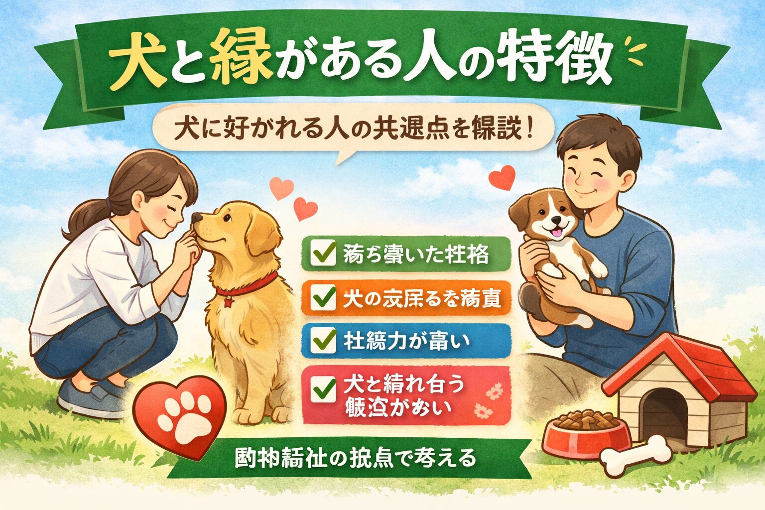 犬と縁がある人の特徴