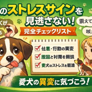 犬のストレスサイン完全チェックリスト｜見逃すと危険な行動と原因・対処法