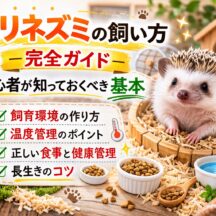 ハリネズミの飼い方完全ガイド｜初心者が必ず知るべき飼育方法と注意点