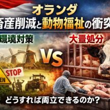 オランダ畜産削減政策が動物福祉と衝突——「環境vs動物の命」という新たな対立の真相