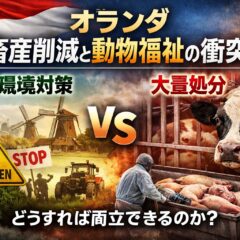 オランダ畜産削減政策が動物福祉と衝突——「環境vs動物の命」という新たな対立の真相