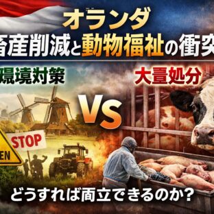 オランダ畜産削減政策が動物福祉と衝突——「環境vs動物の命」という新たな対立の真相