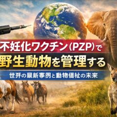不妊化ワクチン（PZP）で野生動物を管理する——世界の最新事例と動物福祉の未来