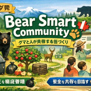 クマ対策の成功例「Bear Smart Community」とは？カナダに学ぶ人と野生動物の共存モデル