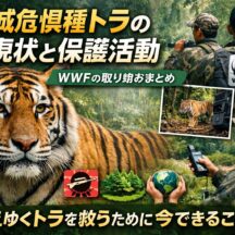 絶滅危惧種トラの現状と保護活動｜WWFの取り組みまとめ