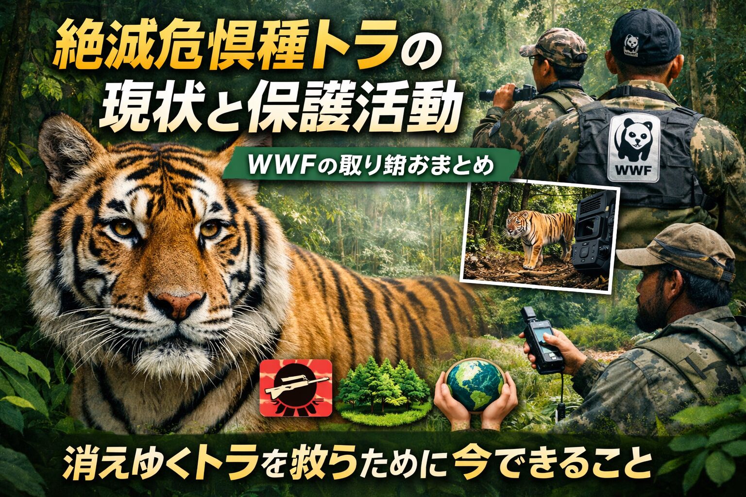 トラ保護活動とWWFの取り組み