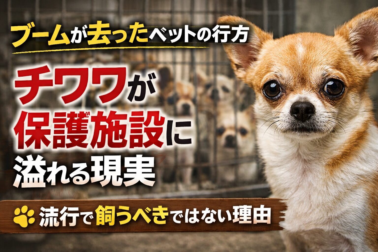 ペットブームの裏側｜チワワブーム
