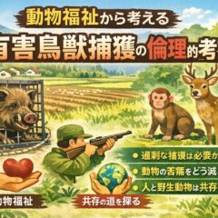 有害鳥獣捕獲とは？動物福祉の観点から考える野生動物管理と倫理問題