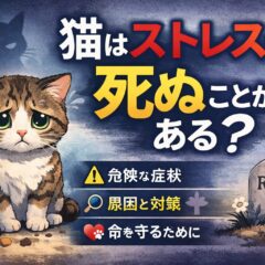 猫のストレスが死につながる？見逃せないサインと今すぐできる対策を徹底解説
