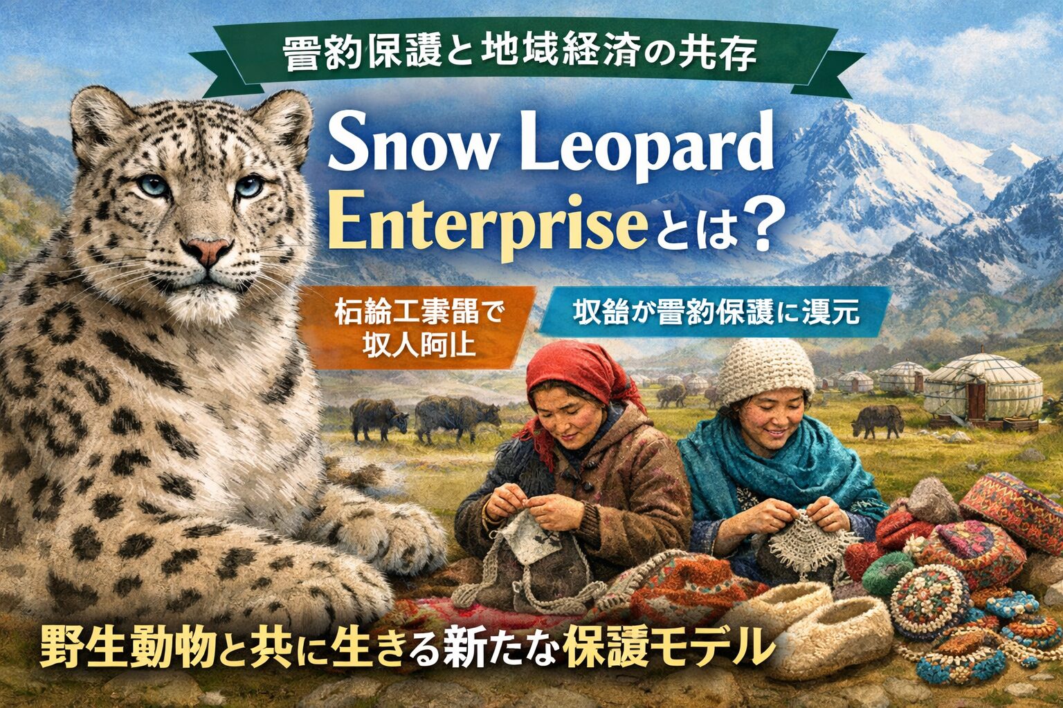 雪豹保護と地域経済の共存