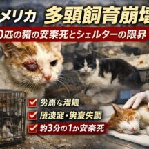 アメリカで約100匹の猫が多頭飼育崩壊の末に安楽死——シェルターの限界と動物福祉の課題を徹底解説