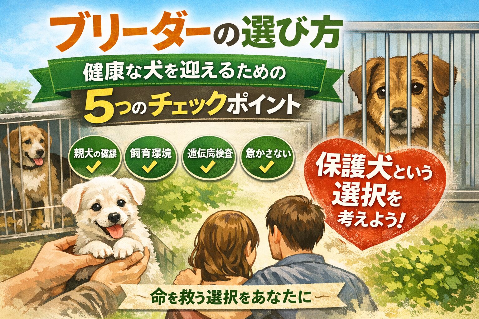 ブリーダーの選び方