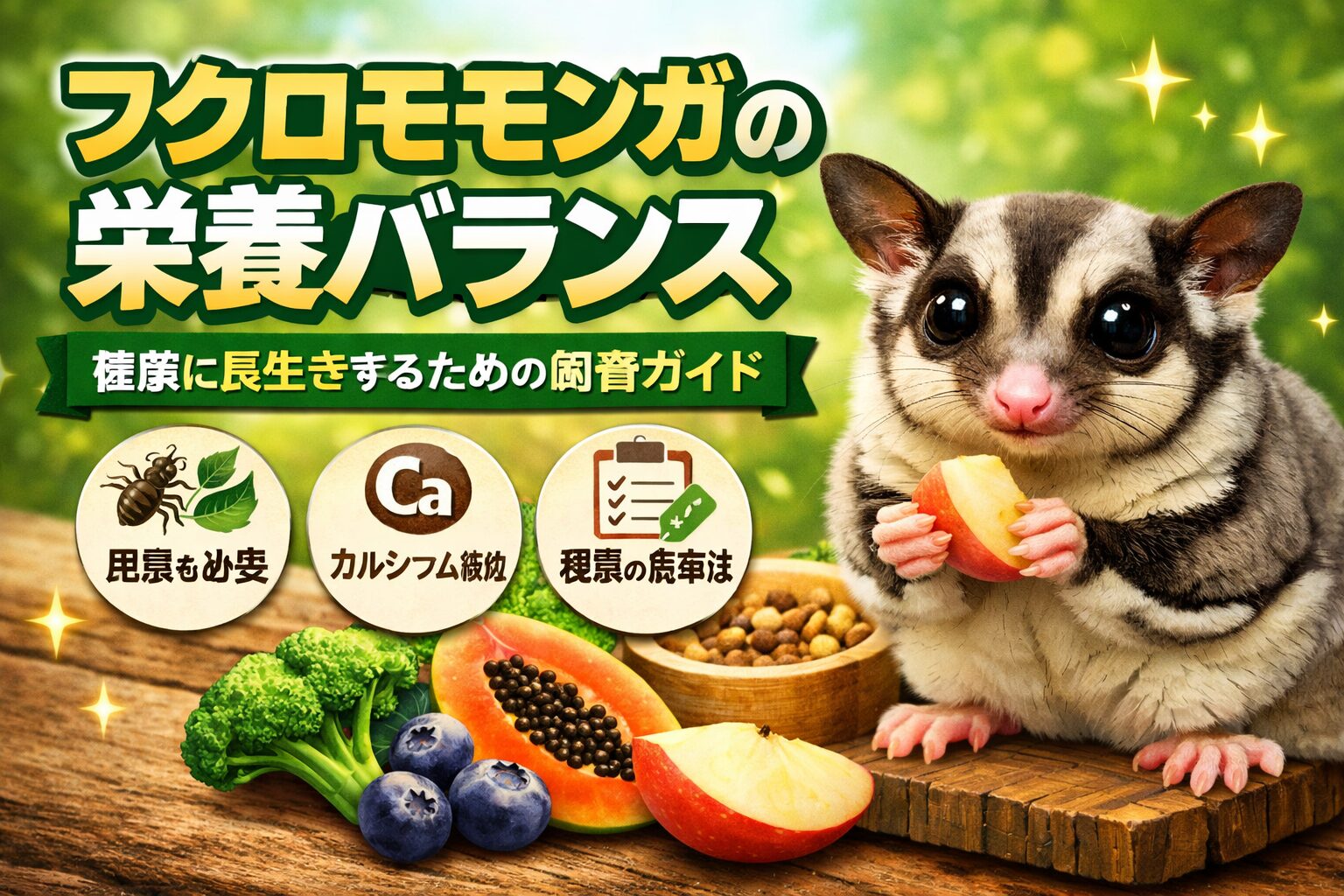 フクロモモンガの栄養バランス完全ガイド