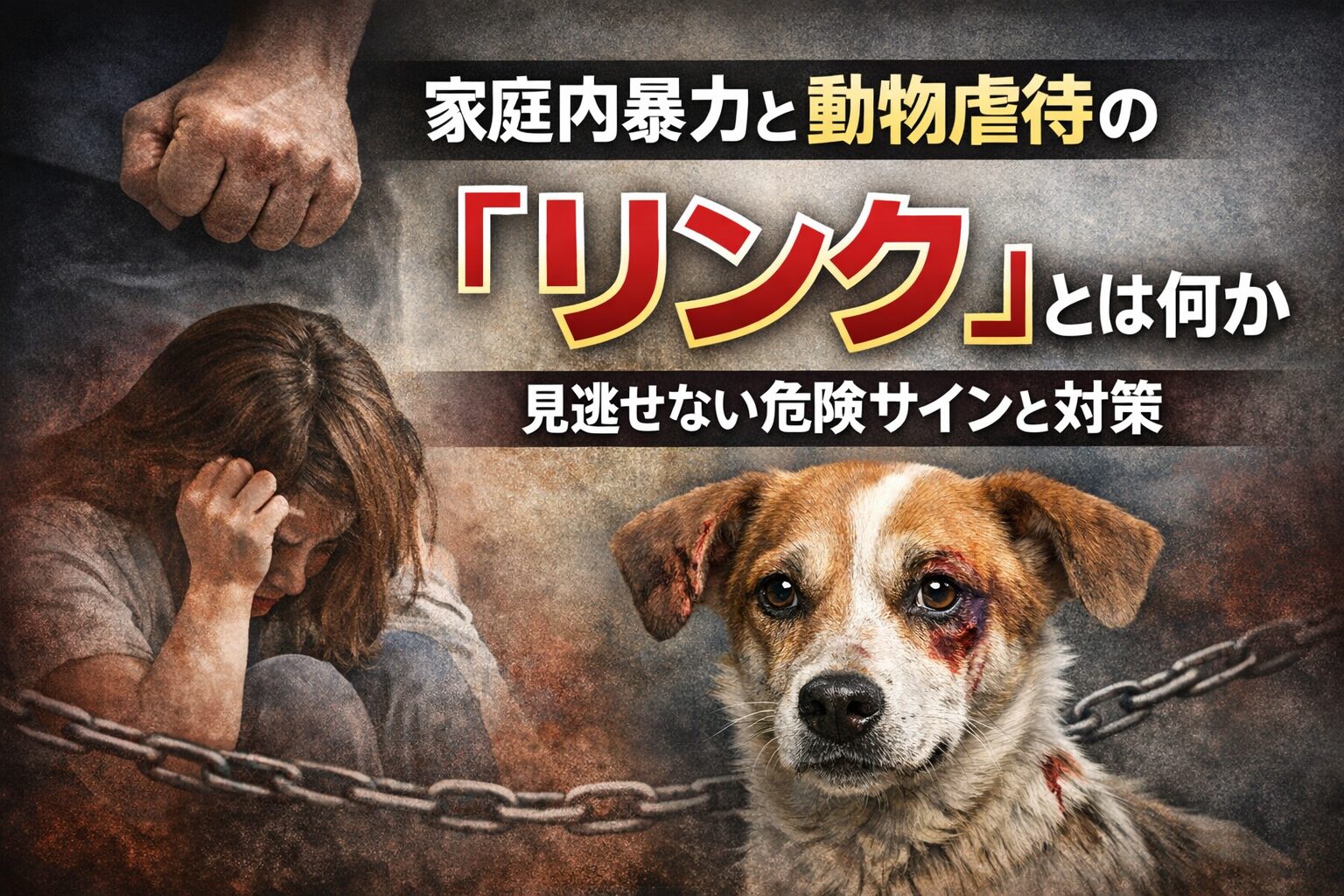 家庭内暴力と動物虐待の「リンク」とは