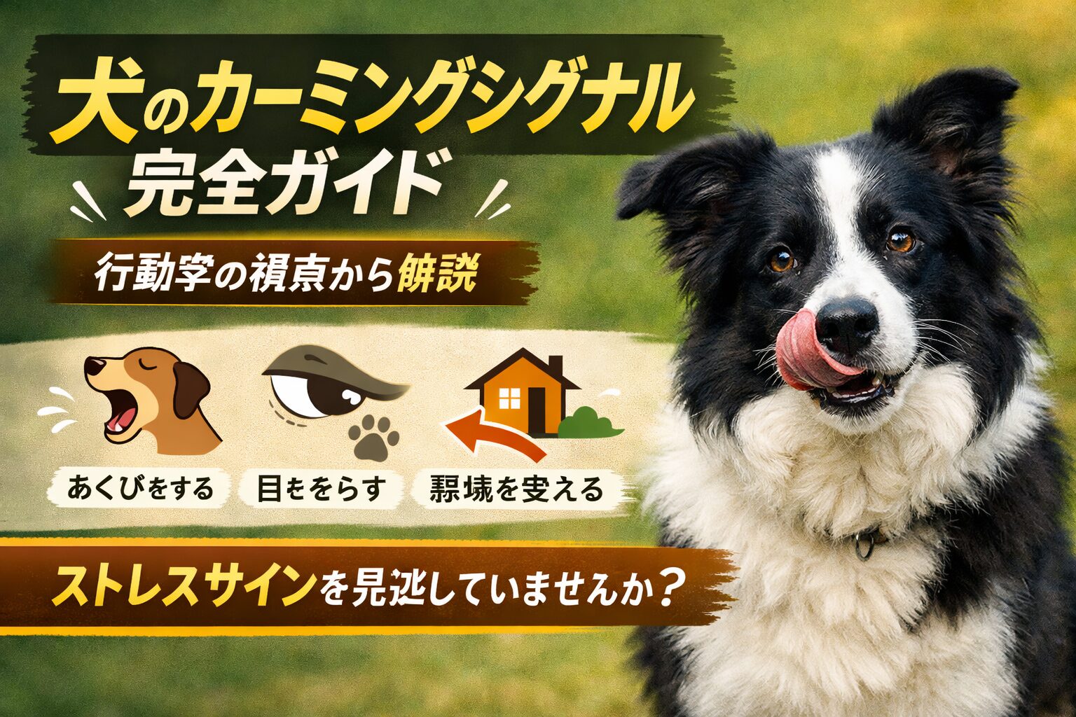 犬のカーミングシグナル