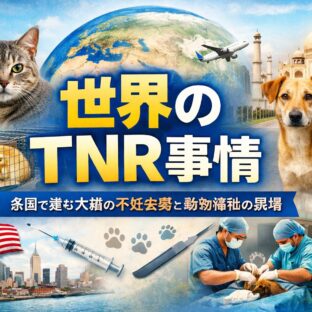 世界のTNR事情｜犬猫の命を守る現場ベースの動物福祉活動とは？