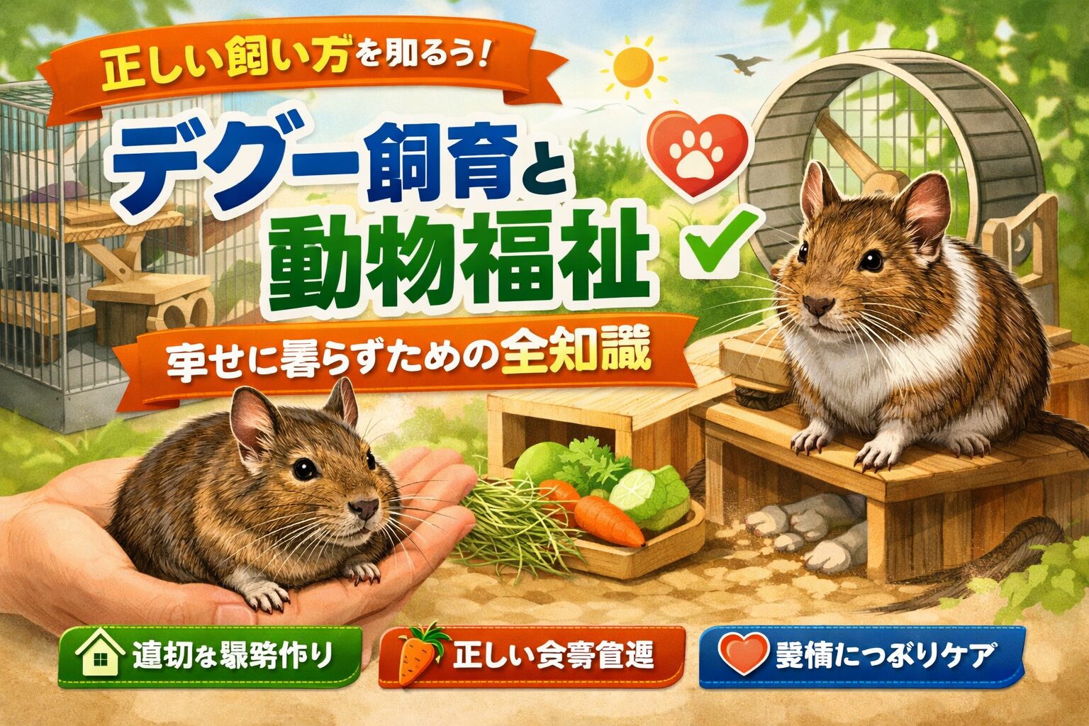 デグー飼育と動物福祉