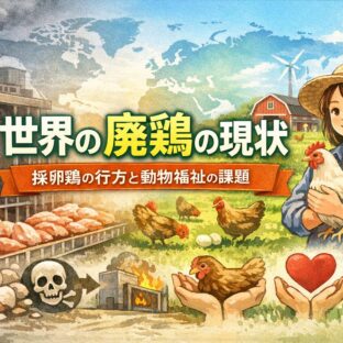 世界の廃鶏の現状とは？採卵鶏の行方と動物福祉の課題を解説