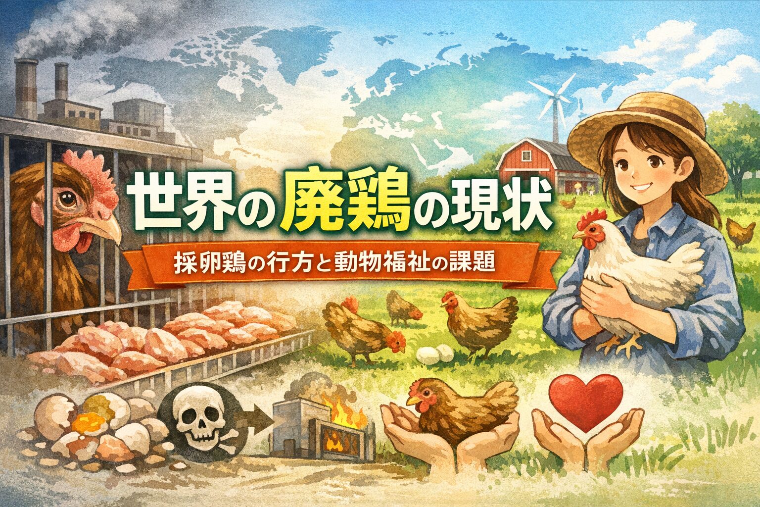 世界の廃鶏の現状とは?