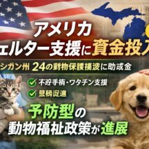 ミシガン州が動物保護施設に助成金を投入｜アメリカの「予防型動物福祉政策」が日本に示す未来
