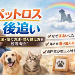 ペットロスで「後追い」したい気持ちになったら——原因・対処法・回復への道を専門家視点で解説