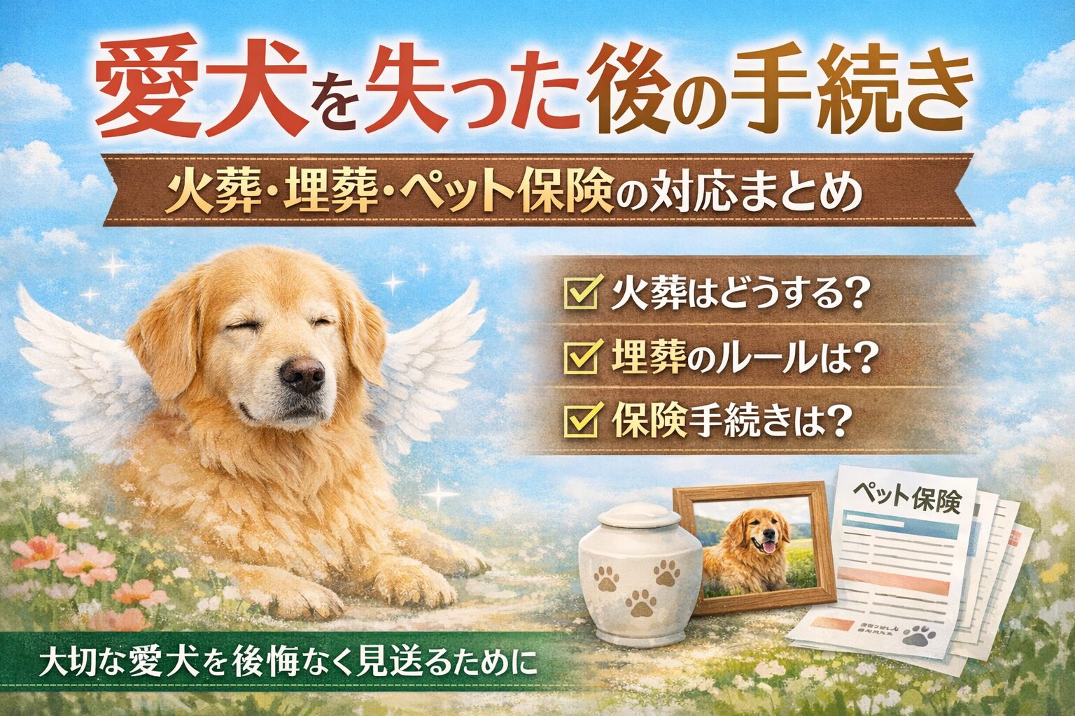 愛犬を失った後の手続き完全ガイド