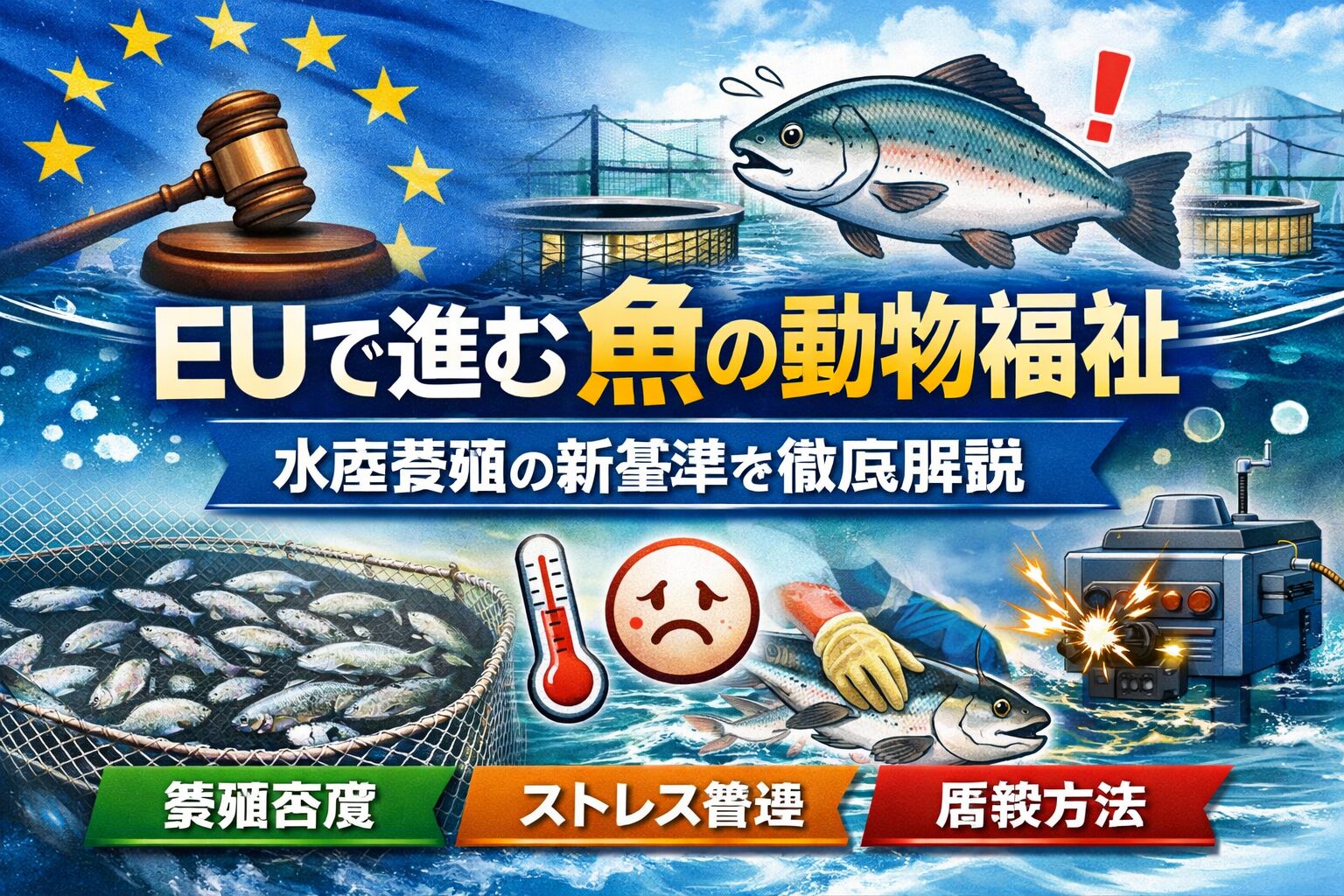【EUで進む魚の動物福祉】水産養殖の新基準