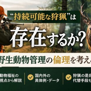 「持続可能な狩猟」は存在するか？野生動物管理の倫理を徹底的に考える