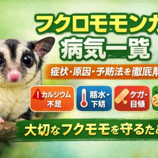 フクロモモンガの病気一覧｜よくある症状・原因・予防法まで完全ガイド