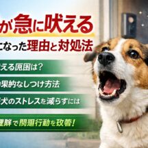 犬が急に吠える理由とは？原因と対処法を動物福祉の視点で解説
