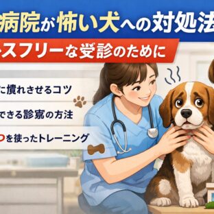 動物病院が怖い犬への対処法｜ストレスフリーで受診できるトレーニング完全ガイド