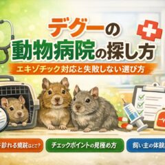デグーの動物病院の探し方｜信頼できる獣医を見つける完全ガイド