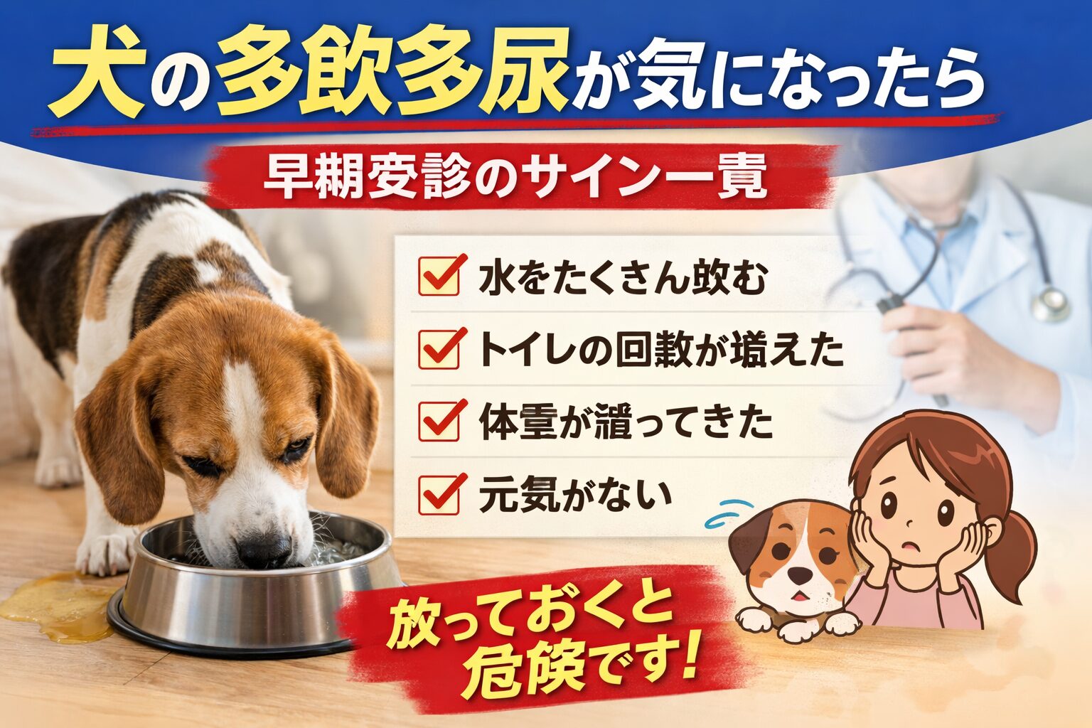 犬の多飲多尿