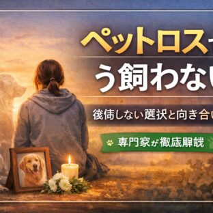 ペットロスでもう飼わないと決めた方へ｜その選択は正しい？後悔しない生き方を動物福祉の視点で考える