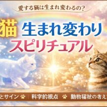 猫の生まれ変わりはスピリチュアルな真実か？動物福祉の視点から考える「魂のつながり」
