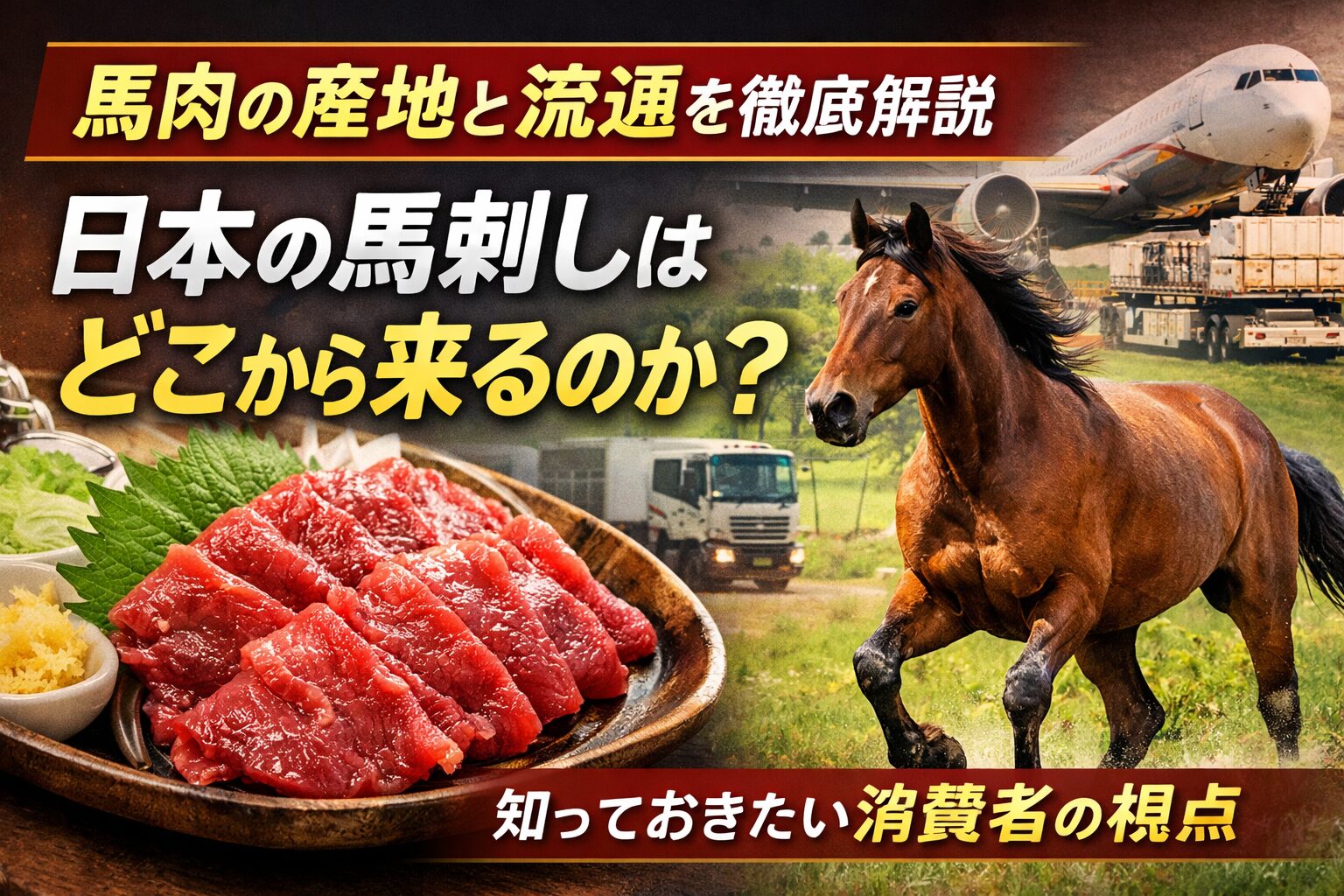 馬刺しとその産地