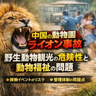 「中国の動物園ライオン事故とは？野生動物観光の危険性と動物福祉問題を解説」