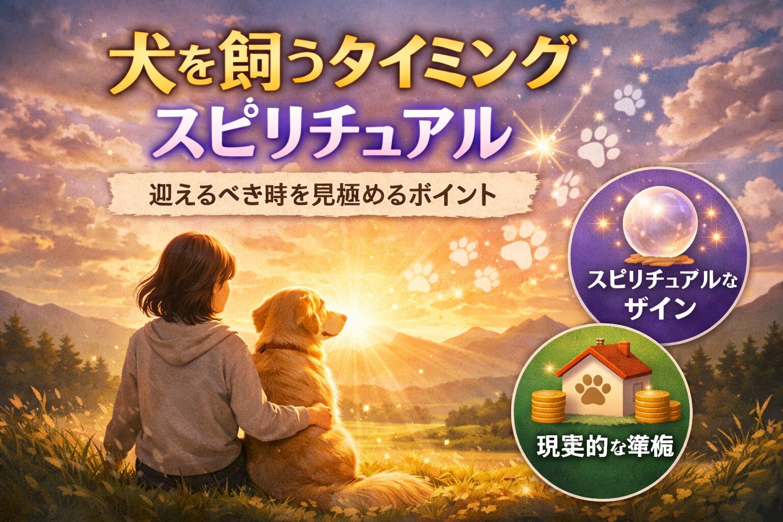 犬を飼うタイミング スピリチュアル