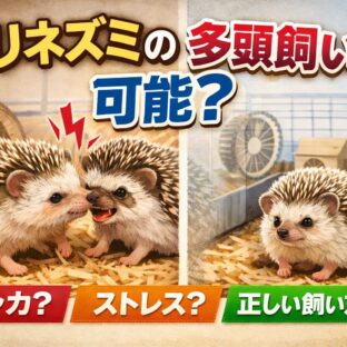 ハリネズミの多頭飼いは可能？失敗しないための全知識と動物福祉の視点