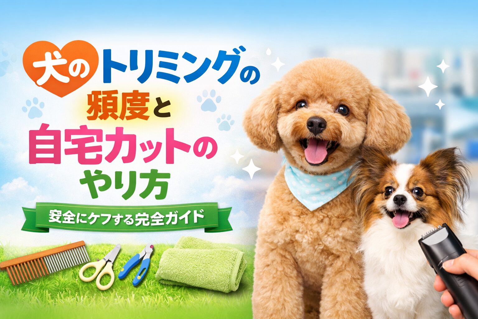 犬のトリミングの頻度