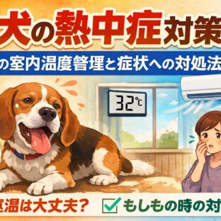 犬の熱中症を防ぐ｜夏の室内温度管理と症状が出たときの正しい対応