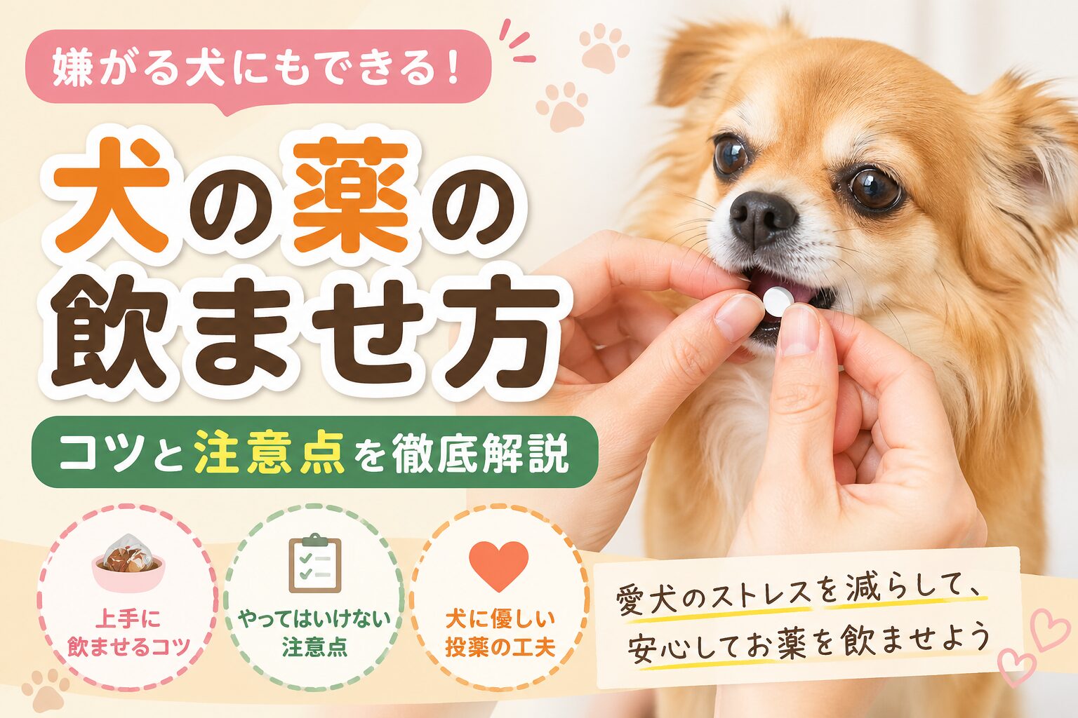 犬の薬の飲ませ方完全ガイド