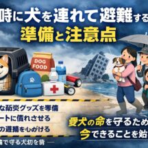 災害時に犬を連れて避難するための準備と注意点｜ペット防災の完全ガイド