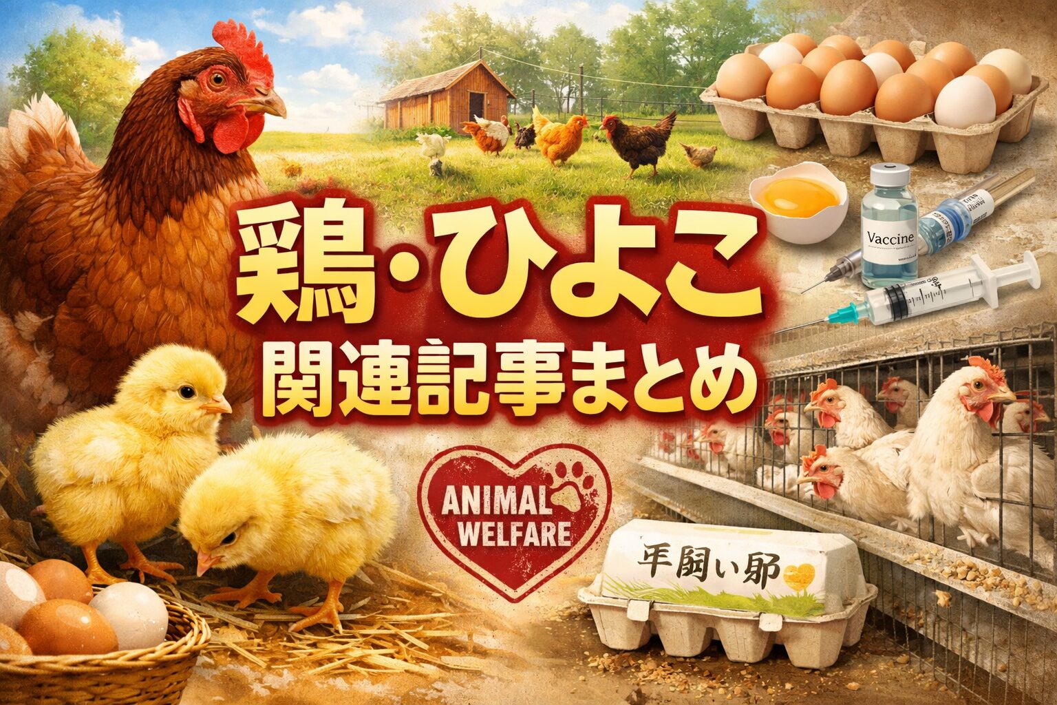 鶏と卵の福祉比較